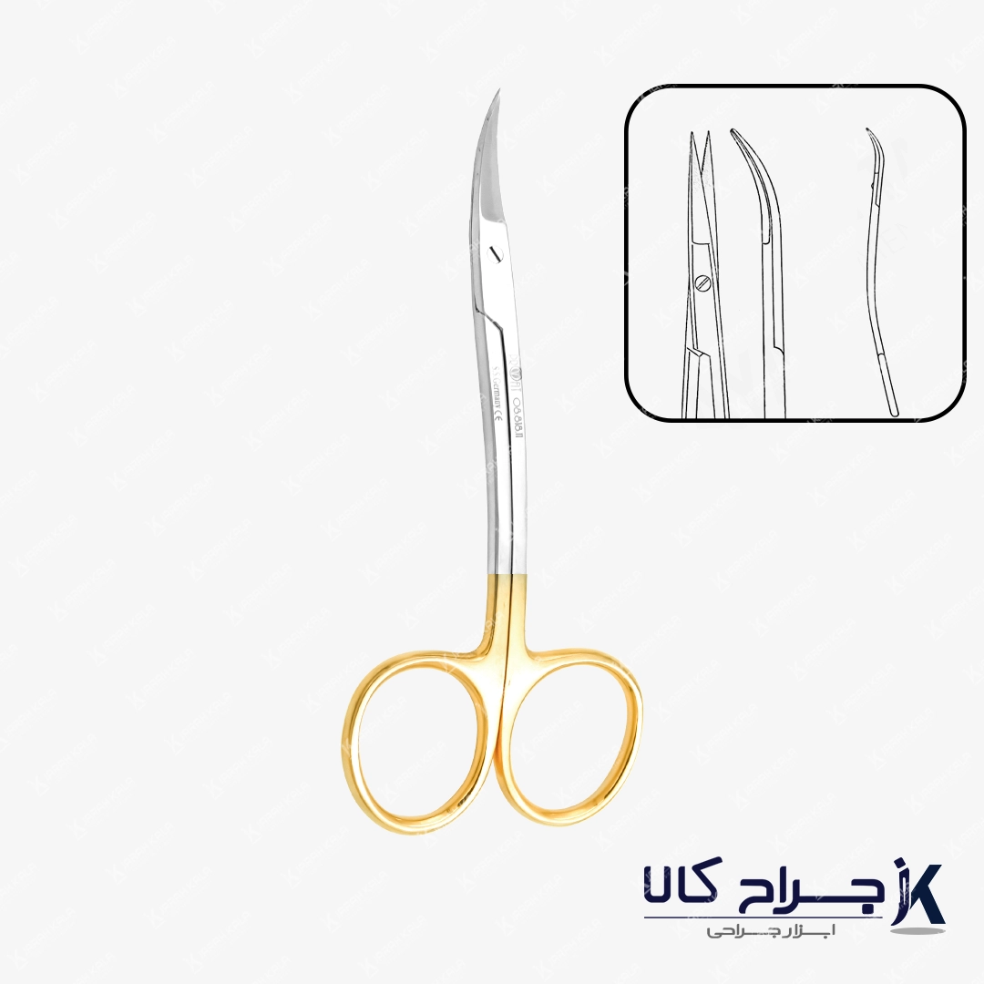 قیچی آیریس دسته کرو lagrange scissor قیچی آیریس دسته کرو