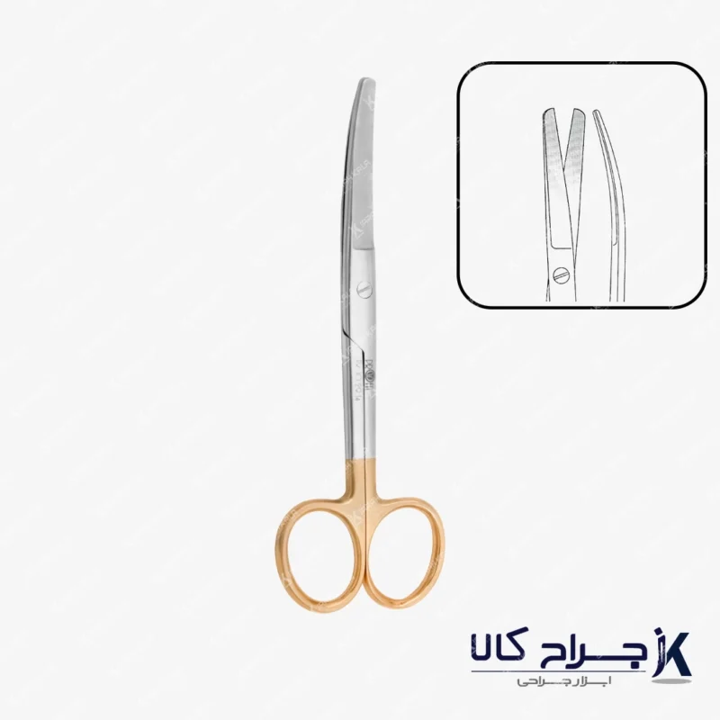 قیچی دوسر گرد operating scissor