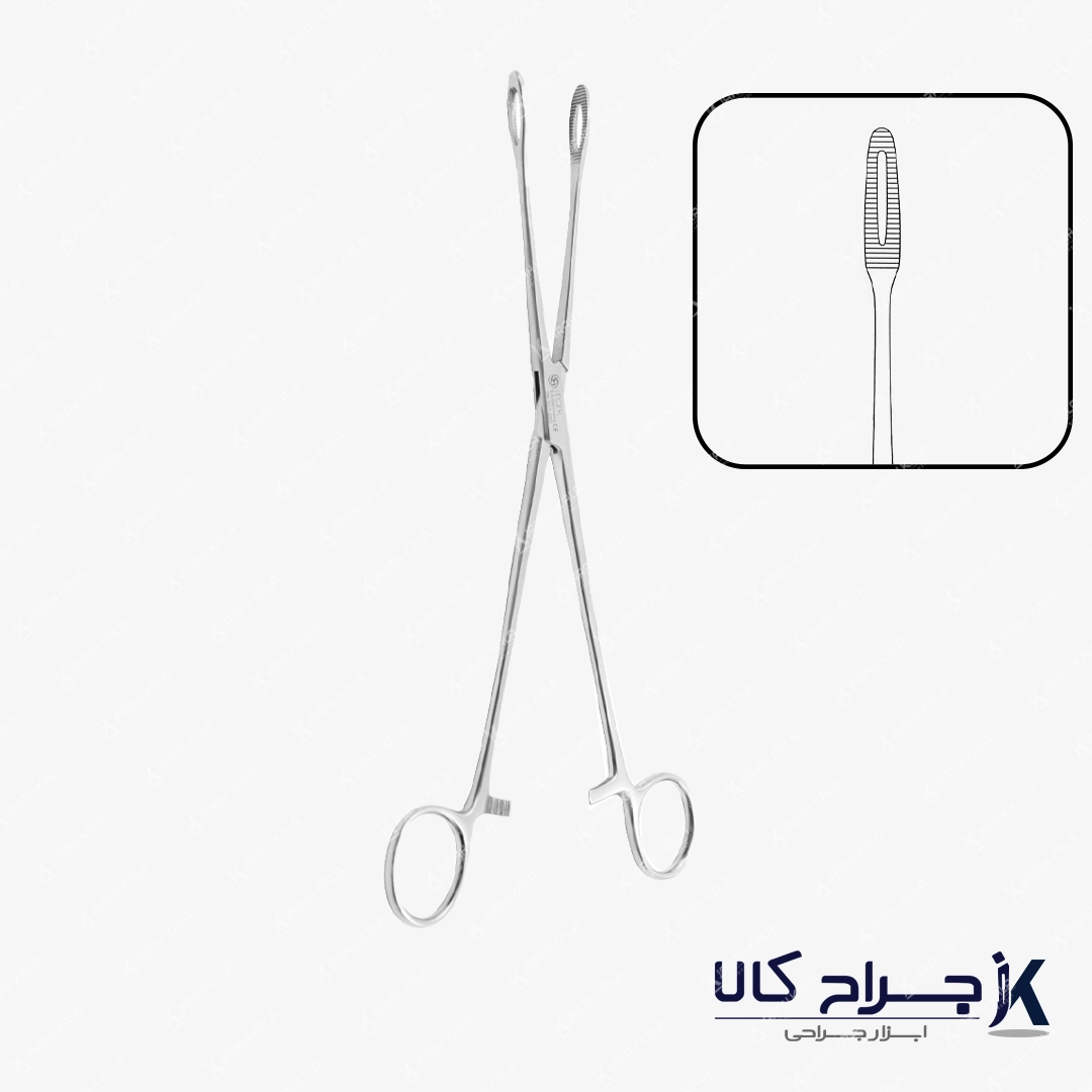 پنس جفت کورتاژ ring forceps