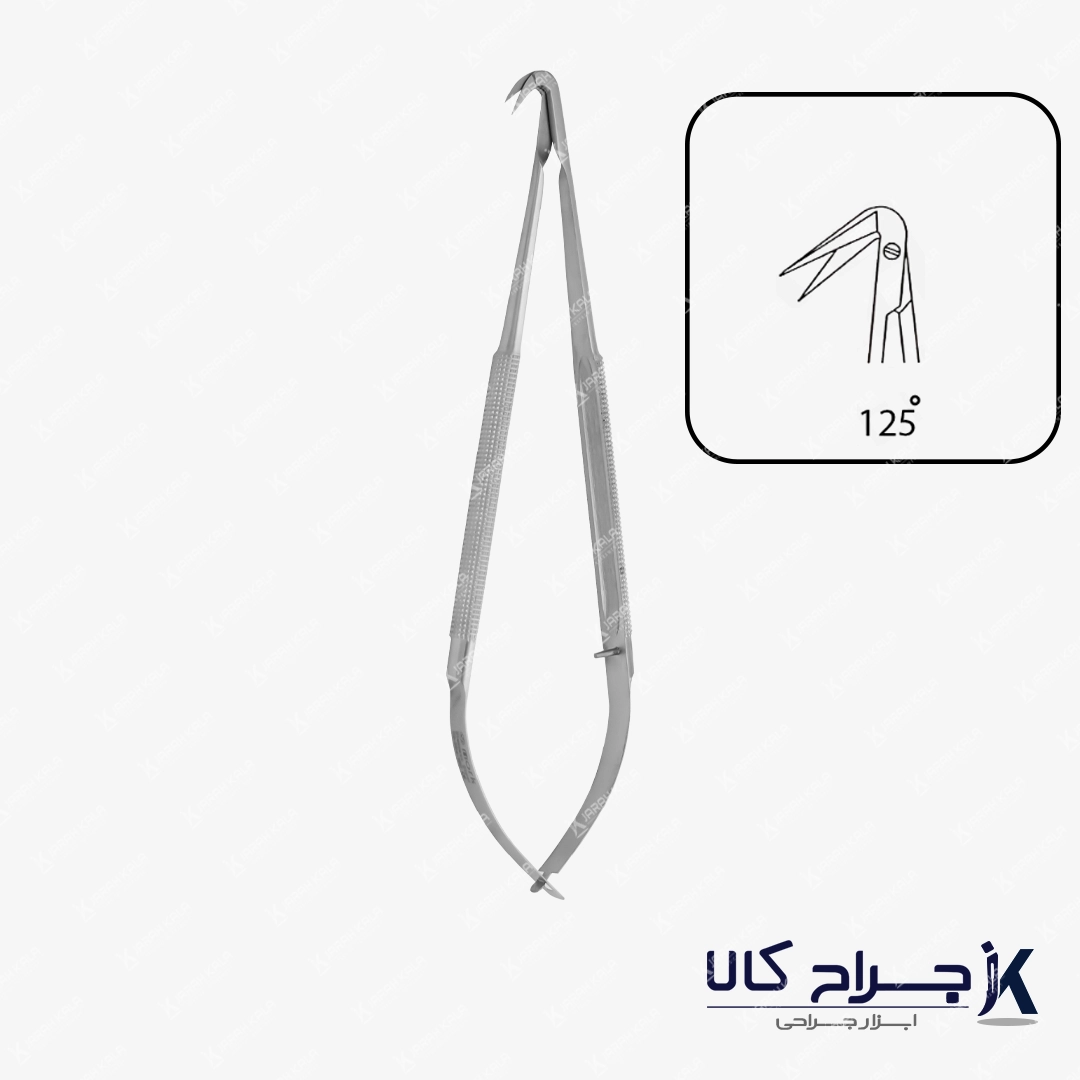 قیچی عروقی ۱۲۵درجه MARK 18cm