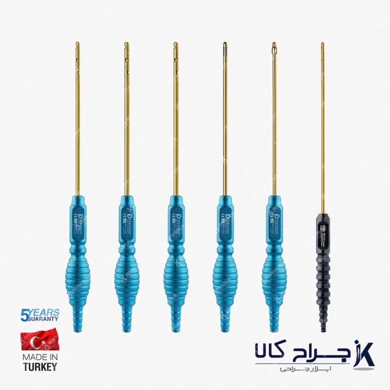 خرید و قیمت ست کانولای لیپوساکشن 6 تکه